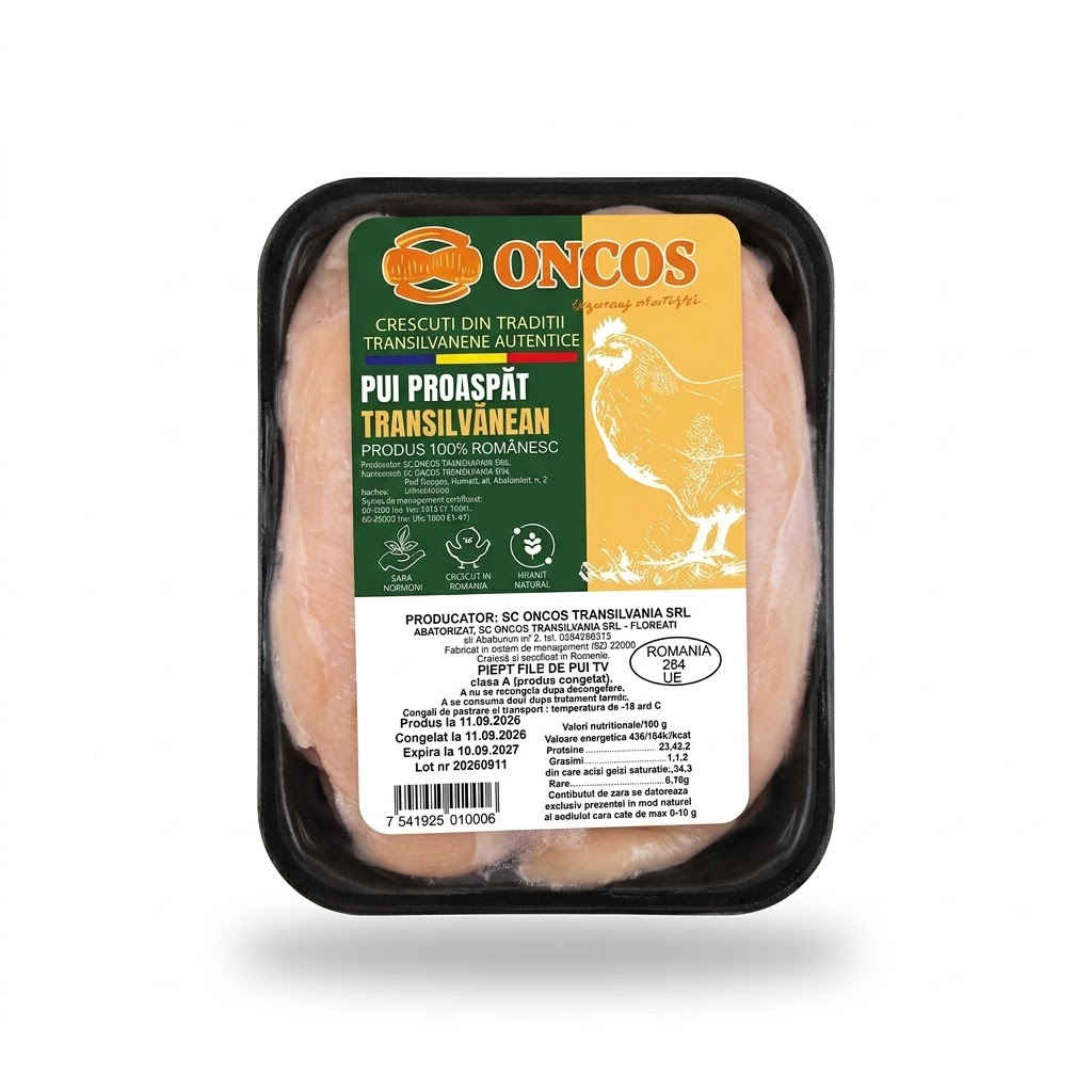 Piept pui dezosat la caserola Oncos